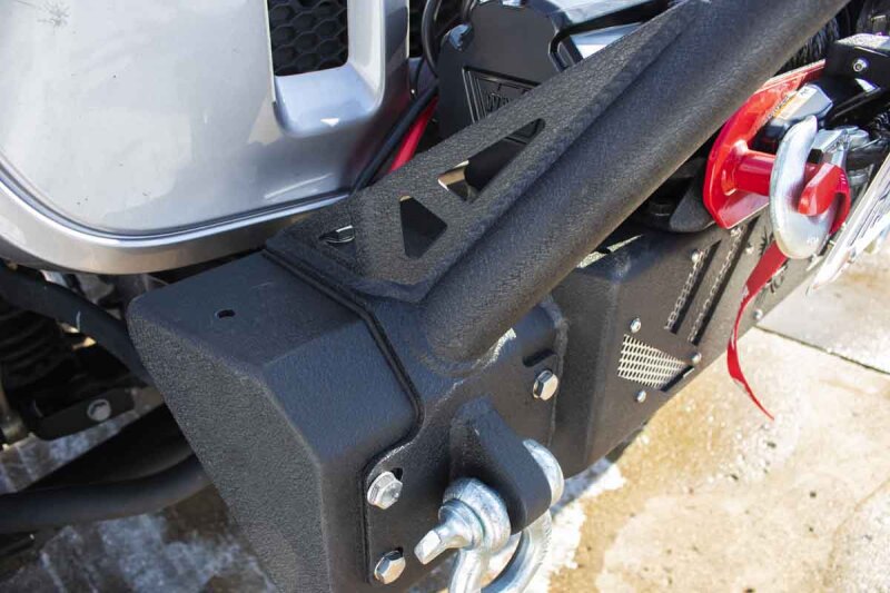 Jeep Gladiator JT Body Armor - Front - Fishbone Offroad - Barracuda Stinger Bar - `20-`27